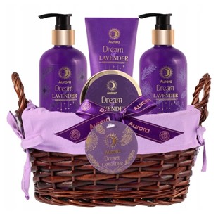Picture of AURORA DREAM OF LAVENDER BASKET SET 5 PRODUCTS